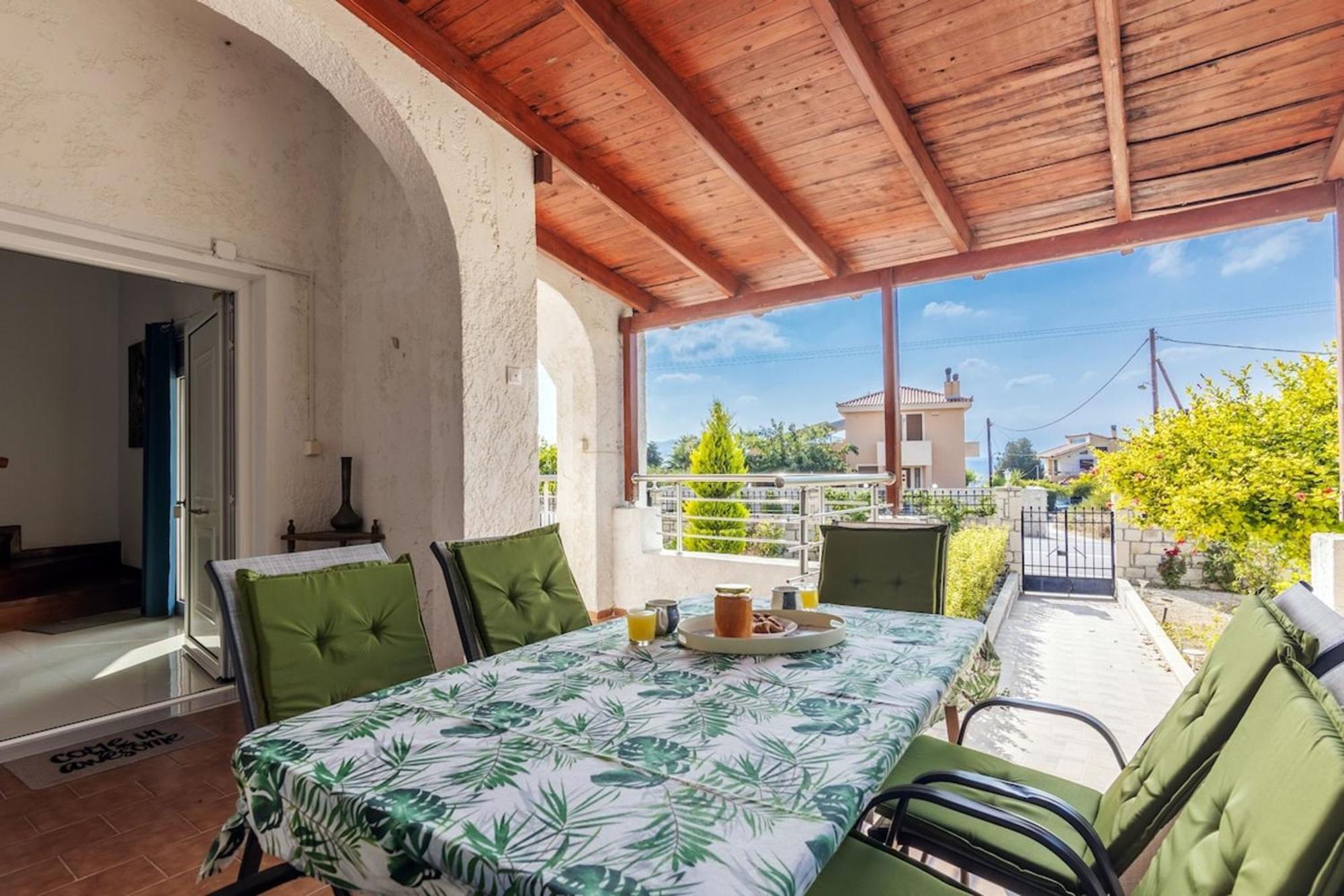 Amazing Villa Chrysanthi With Private Pool In Heraklion Epano Vathia Exteriér fotografie